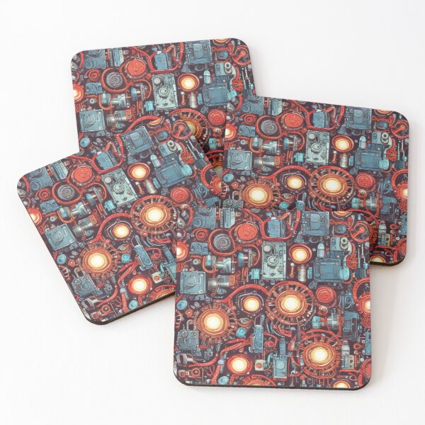 Item preview, Machinery simulation robotic design print designed and sold by Anshu3813.