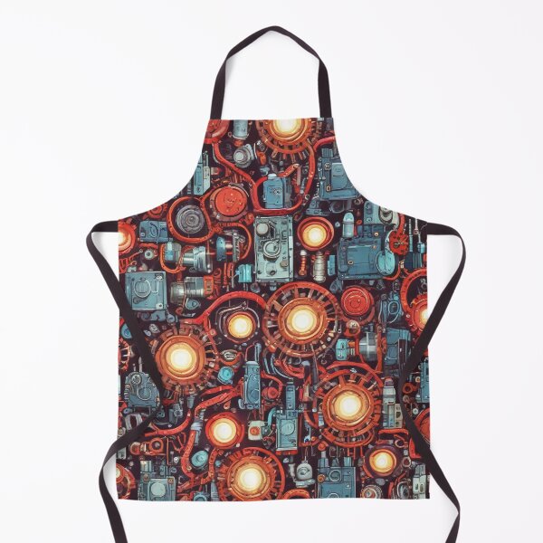 Item preview, Machinery simulation robotic design print designed and sold by Anshu3813.