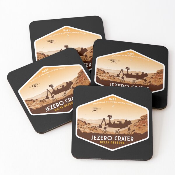 Item preview, Mars. Jezero Crater Delta Reserve (Interstellar Wilderness Reserve Bureau Series) designed and sold by BGALAXY.