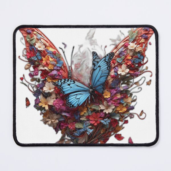 Item preview, beautiful colorful butterfly sitting on flowers designed and sold by matrix33.