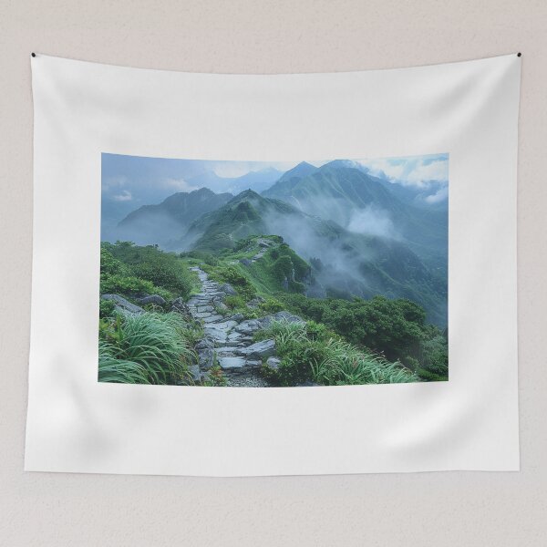 Item preview, Exploring a Contemporary Hideaway on a Cyan Mountain Trail designed and sold by Shirtastically.