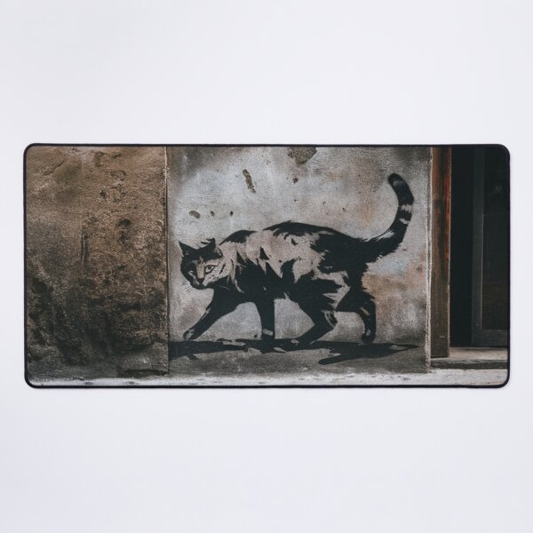 Item preview, Cat Stencil Graffiti designed and sold by Bomax121.