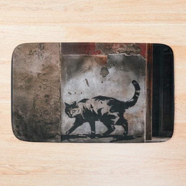 Item preview, Cat Stencil Graffiti designed and sold by Bomax121.