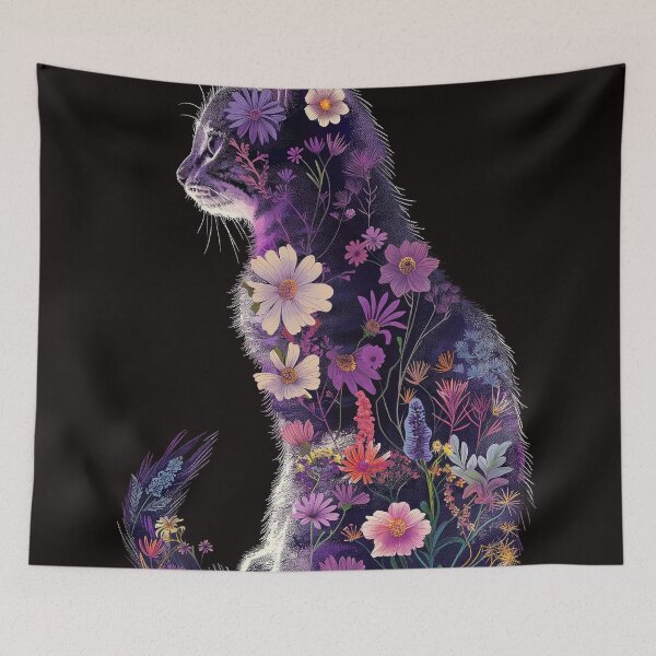 Item preview, Cute Flower Cat designed and sold by Samanthi007.