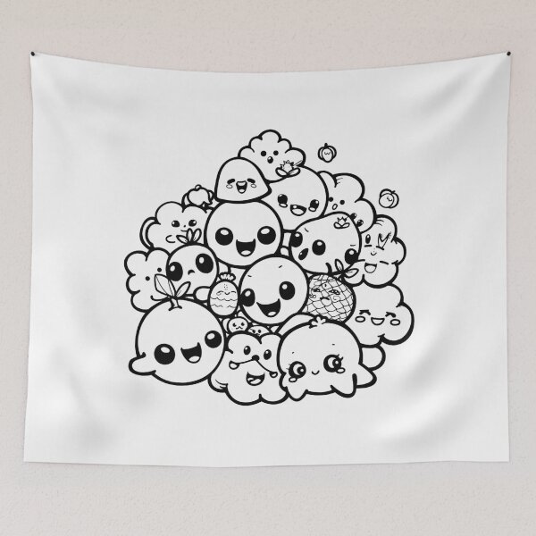 Item preview, Cute Pack of Doodle Monsters designed and sold by NicolasGlowArt.