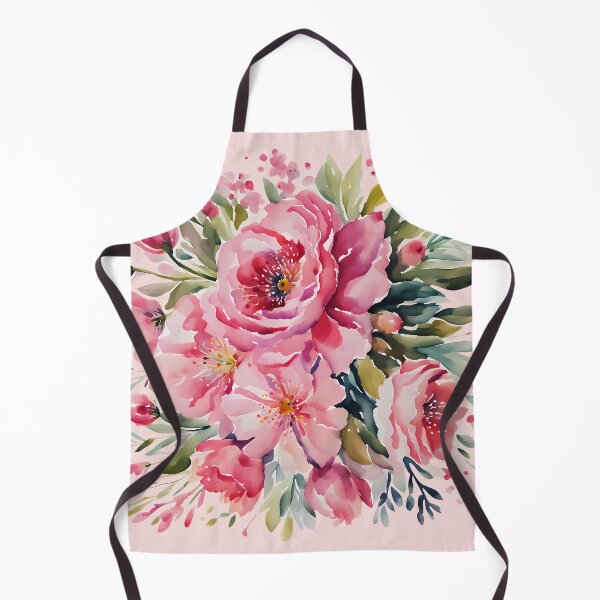 Item preview, Watercolor vintage pink roses bouquet designed and sold by Clara Fruggeri.
