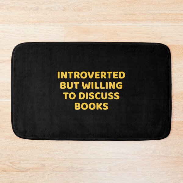 Item preview, Introverted but willing to discuss books designed and sold by Inspirationmotivation.