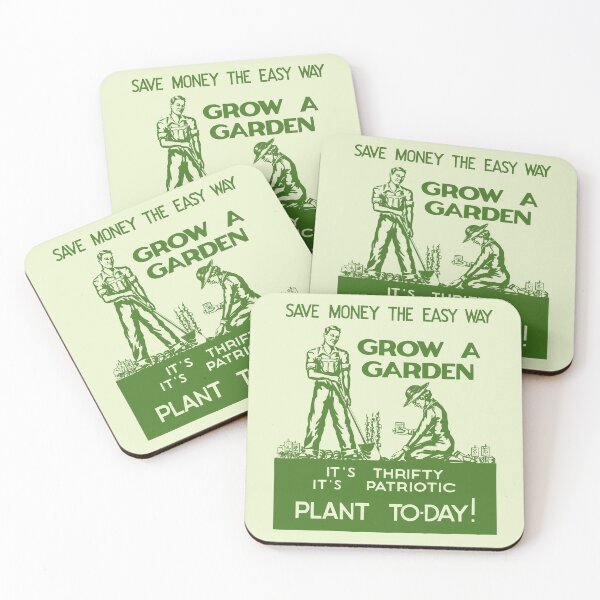 Item preview, Grow A Garden World War II Poster Print Vintage WWII Art Victory Garden Print Retro Home Decor Poster Retro War Poster Wall Art US History designed and sold by chrisrivait.