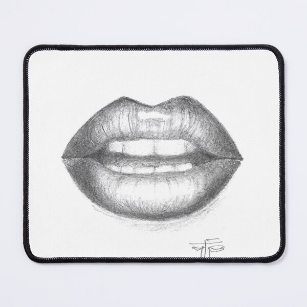 Item preview, lips designed and sold by Tereza Pilar Art.
