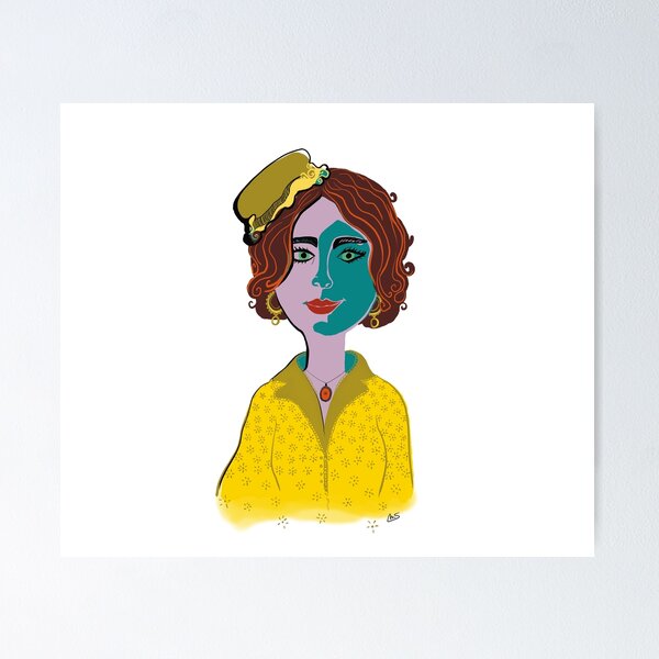 Item preview, The lady in the yellow suit designed and sold by Maria Santos Prieto.