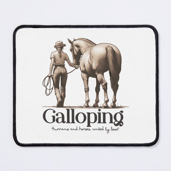 Item preview, Galloping, Humans and Horse United By Love designed and sold by Palati-Watt.