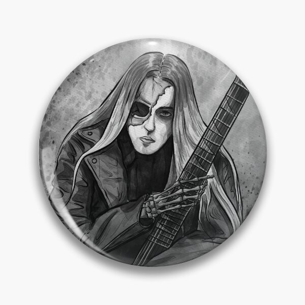 Item preview, Alexi Laiho Children of Bodom designed and sold by BlackOrchidArt.
