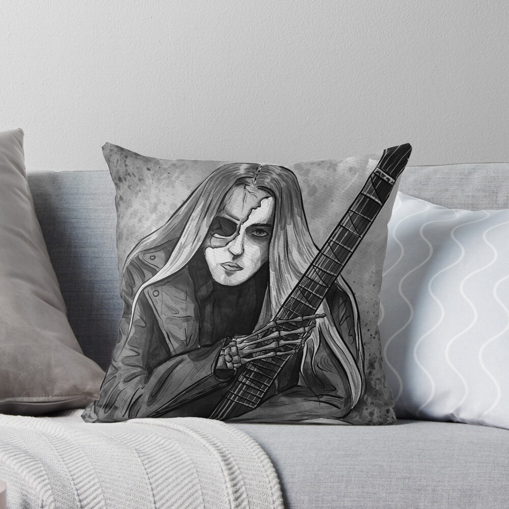 Item preview, Throw Pillow designed and sold by BlackOrchidArt.