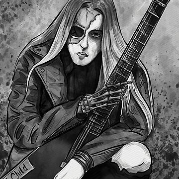 Artwork thumbnail, Alexi Laiho Children of Bodom by BlackOrchidArt