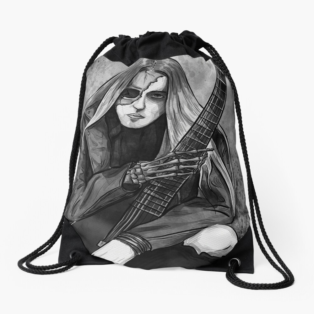 Item preview, Drawstring Bag designed and sold by BlackOrchidArt.