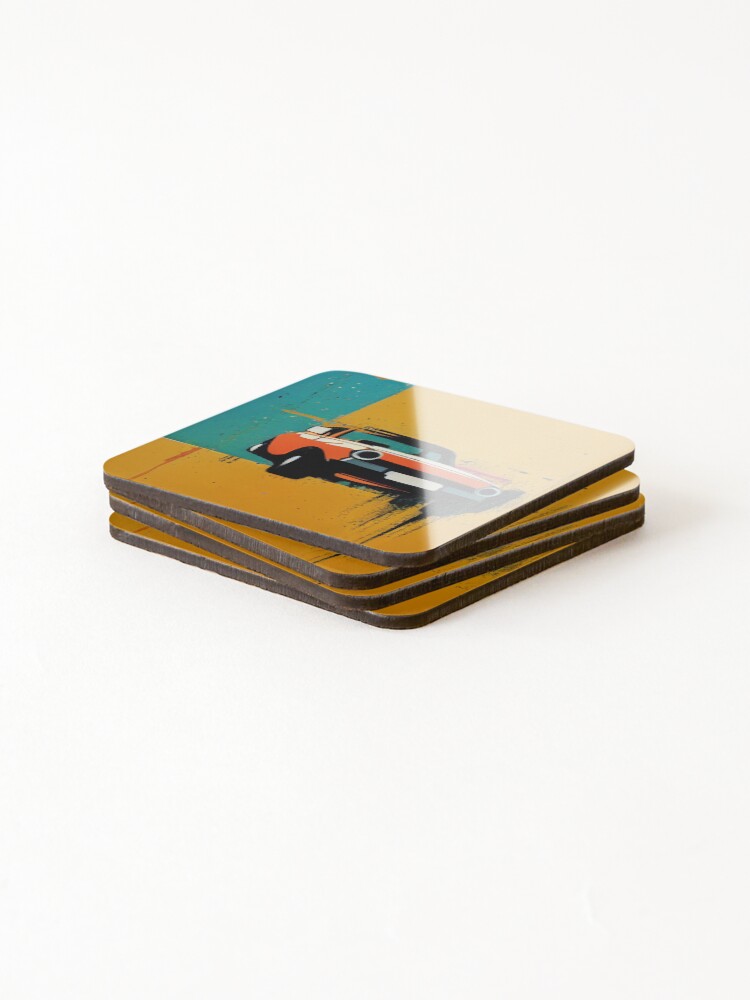 Thumbnail 4 of 5, Coasters (Set of 4), Abstract Ride designed and sold by MachinaMaestro.