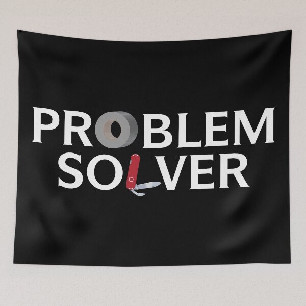 Item preview, Problem Solver (White) designed and sold by Mansemat & Moloch.