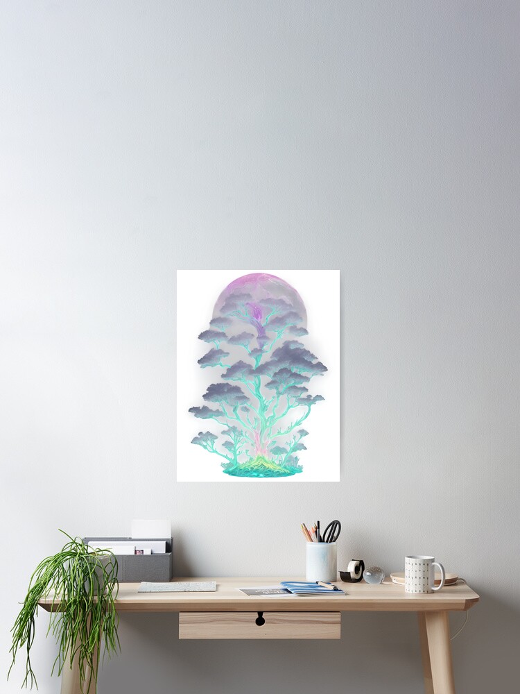 Thumbnail 2 of 3, Poster, Tree Explosion designed and sold by DarkJuliettes.