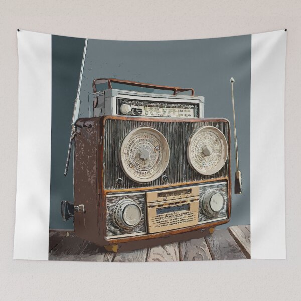 Item preview, Tuned In: Vintage Radio Nostalgia designed and sold by bb-15artstudio.