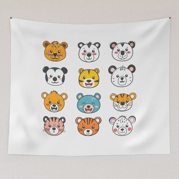 Item preview, Cute Pack Of Animals  designed and sold by NicolasGlowArt.