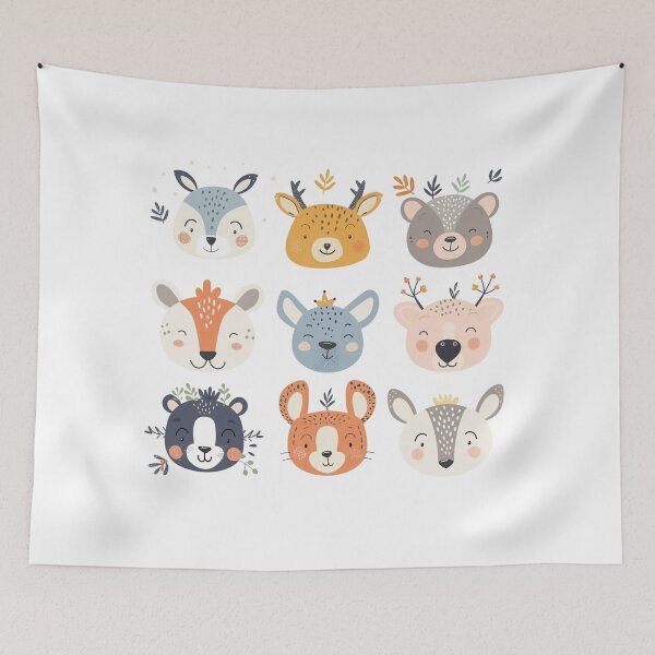 Item preview, Cute Wild Animals designed and sold by NicolasGlowArt.