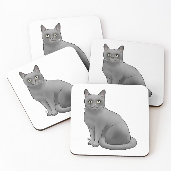 Item preview, Cat - Burmese Cat - Blue designed and sold by Jennifer Stolzer.