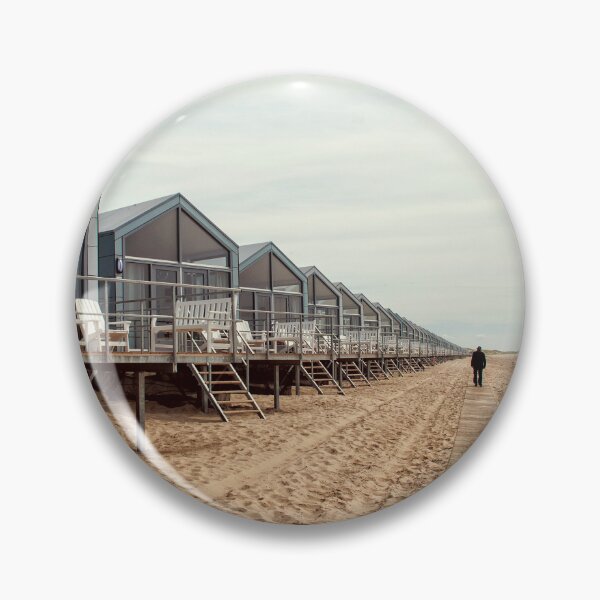 Item preview, Coastal Serenity with Cabins and Beach Path designed and sold by InbalTurShalom.