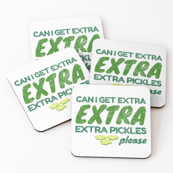 Item preview, Pickle Lover Retro Extra Pickles Please Funny Saying designed and sold by HowToCanadian.