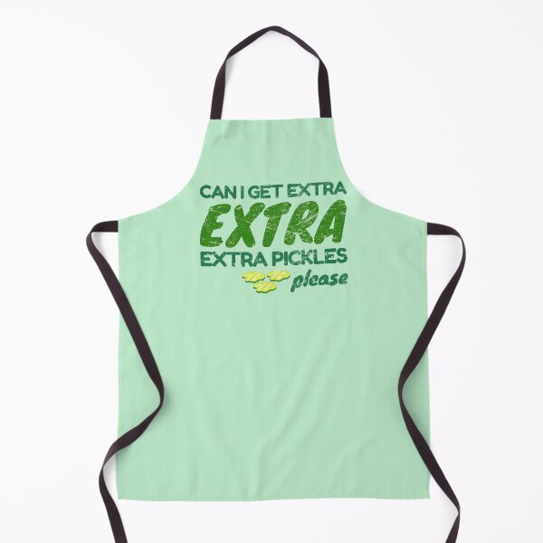 Item preview, Pickle Lover Retro Extra Pickles Please Funny Saying designed and sold by HowToCanadian.