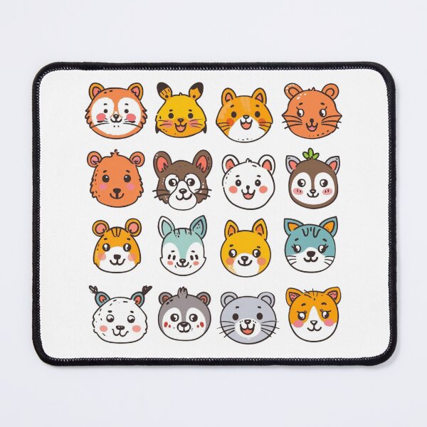 Item preview, Pack Of Cute Different Animals designed and sold by NicolasGlowArt.
