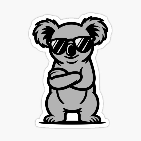 Aperçu de l'œuvre Cool Koala créée et vendue par theartfulaspie.