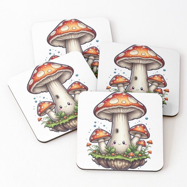 Item preview, Veggie - happy mushroom designed and sold by ThaGraphicShop.