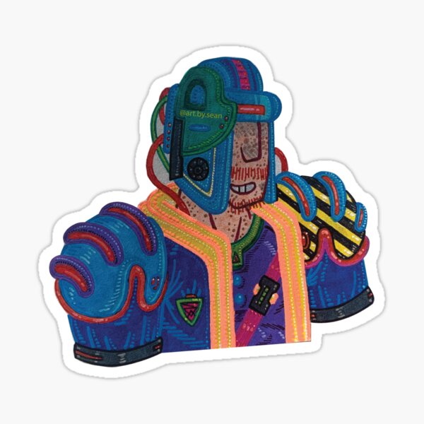 Cyborg Sticker