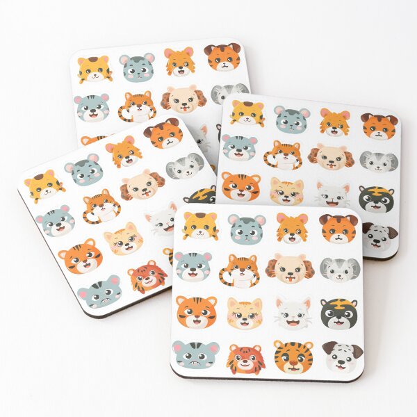 Item preview, Cute Animals In Pack designed and sold by NicolasGlowArt.