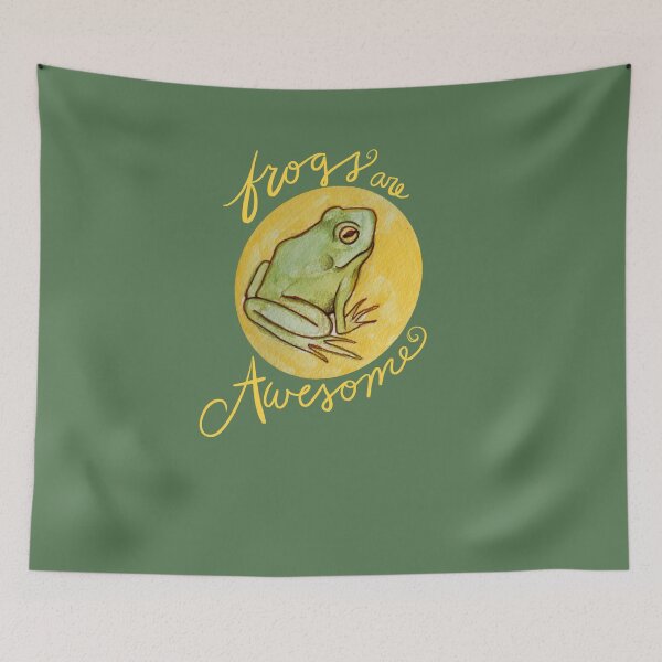 Item preview, Frogs are awesome designed and sold by FrictionMaxxing.