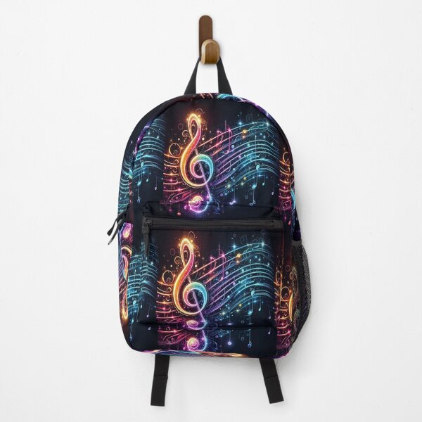 Item preview, Treble Color Wave Music Everywhere AI Generated designed and sold by BrightrDayMusicArt.