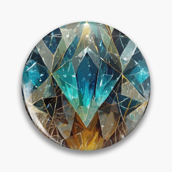 Item preview, Crystal Whispers: Abstract Crystal Art designed and sold by bb-15artstudio.