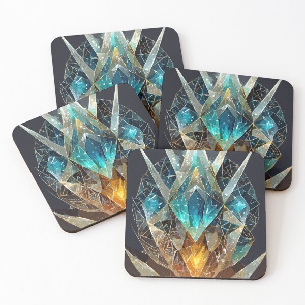 Item preview, Crystal Whispers: Abstract Crystal Art designed and sold by bb-15artstudio.