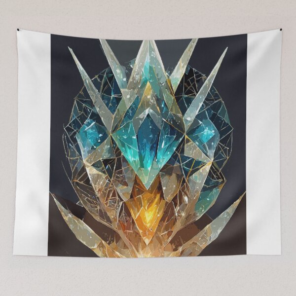 Item preview, Crystal Whispers: Abstract Crystal Art designed and sold by bb-15artstudio.
