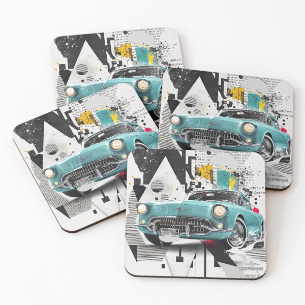 Item preview, Retro Ride Artistic Collage designed and sold by OwnByCats.