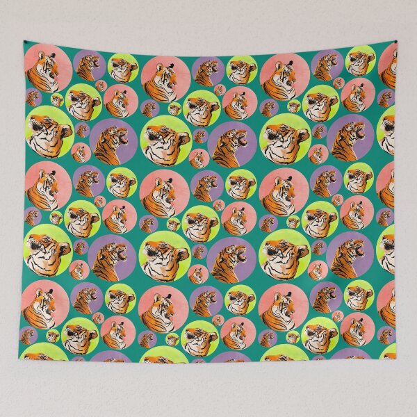 Item preview, Tiger Artpop Pattern designed and sold by SierraSnipes.