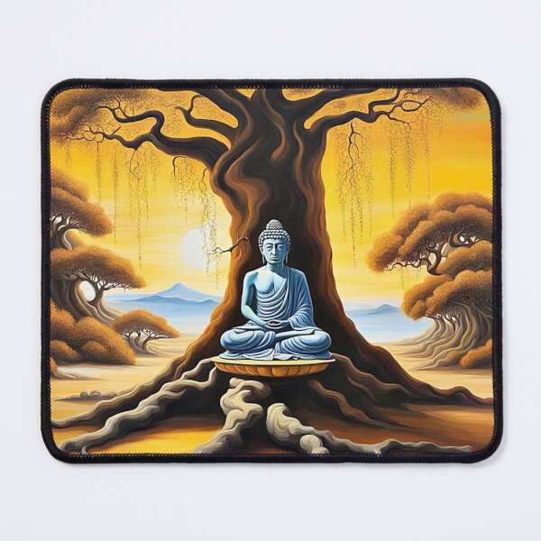 Item preview, Buddha mediates under tree designed and sold by George Hutton Hunter.