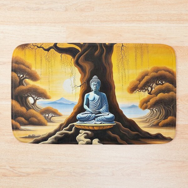 Item preview, Buddha mediates under tree designed and sold by George Hutton Hunter.