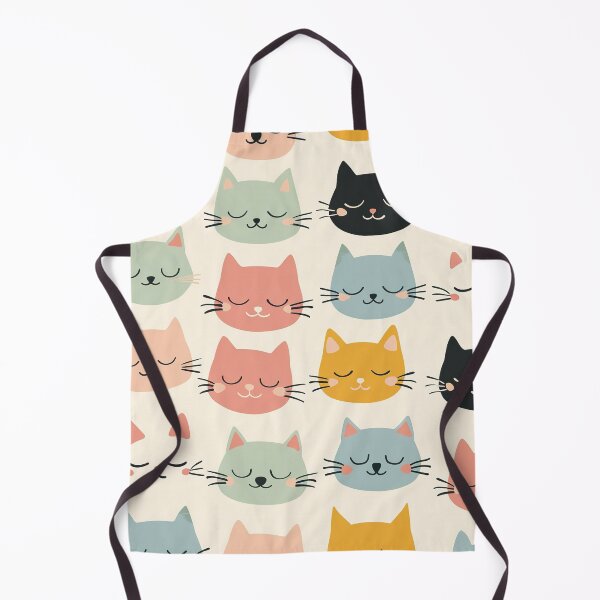 Item preview, Cute cats simple illustrated pattern designed and sold by Inktown.