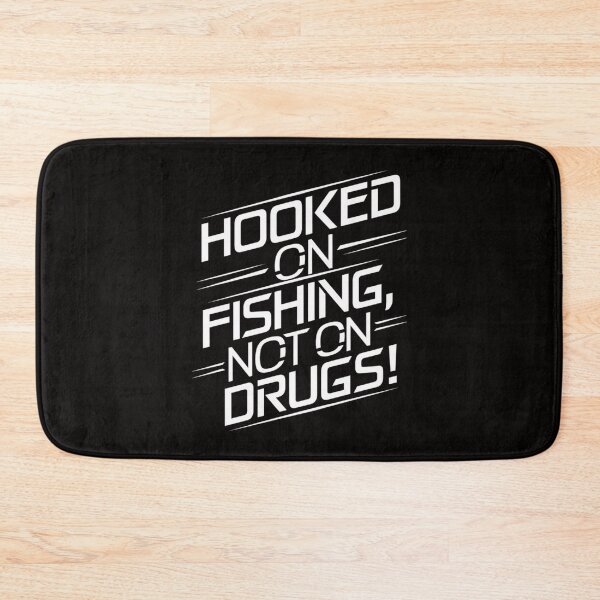 Item preview, Hooked on Fishing, Not on Drugs! designed and sold by HOMEDESIGNPRINT.