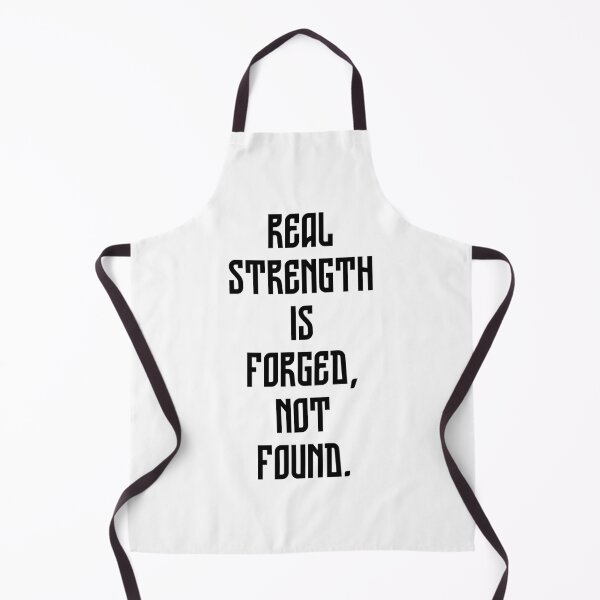 Item preview, Real strength is forged, not found. - large inscription 1 designed and sold by Weknes.
