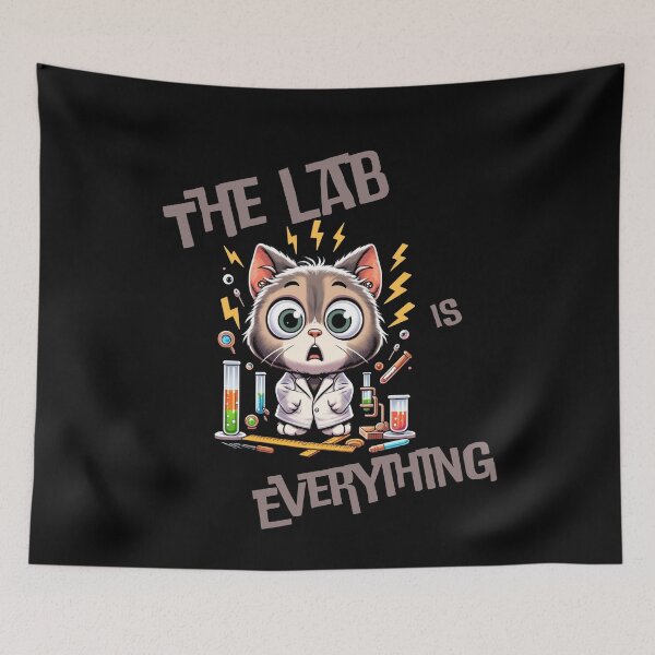 Item preview, The Lab is Everything, Kitty Lab Day  designed and sold by BlueGoldArt.