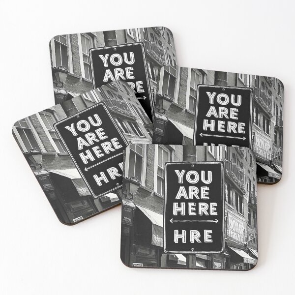 Item preview, You Are Here Urban B&W Sign. designed and sold by Giulivo Store Graphic.