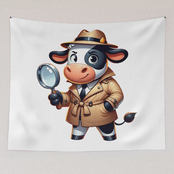 Item preview, Mystery Solver Moo - The Detective Cow Adventure designed and sold by Moo-larious Creations From Down Udder.