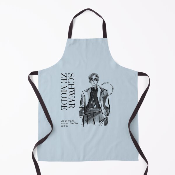 Item preview, Schwarze Mode - Mode ist, wie du du selbst wirst | Pastel Blue Background designed and sold by RM-Journey.